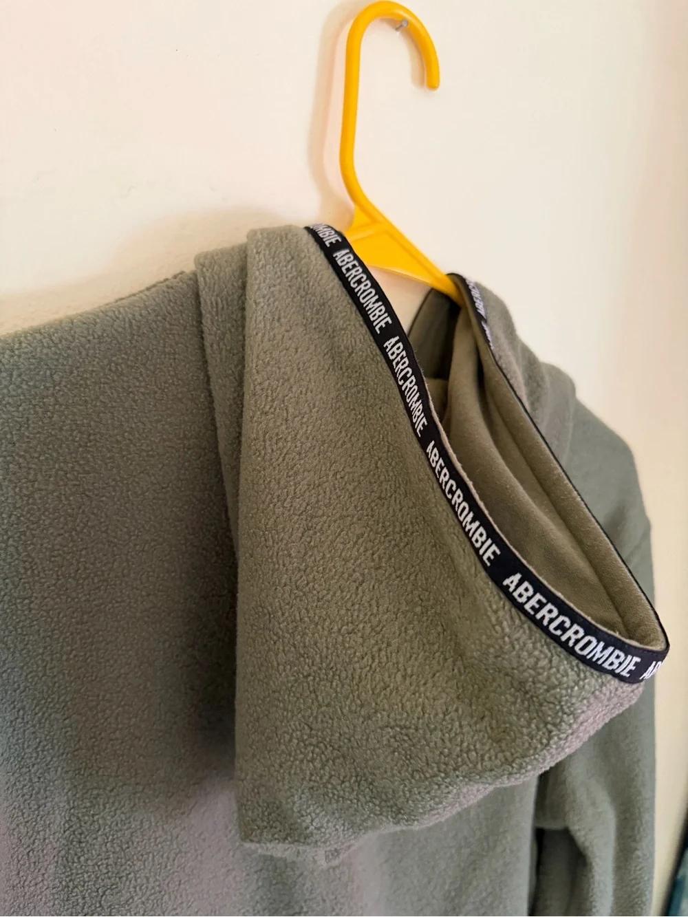 Abercrombie & Fitch Kids Olive Green Fleece Hoodie and Jogger Set